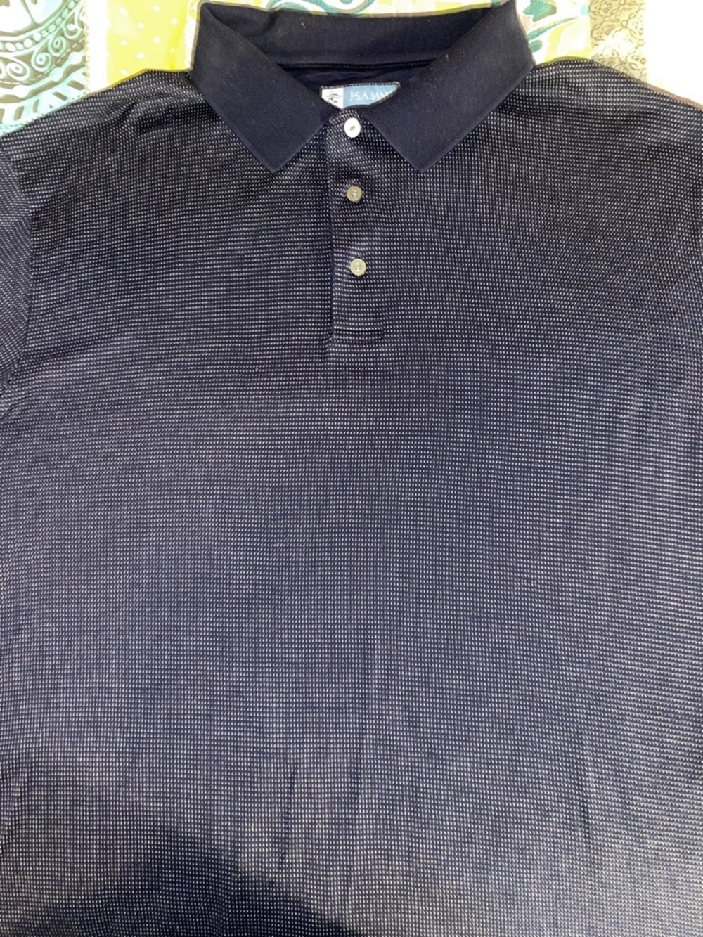 Jos. A. Bank Black Leadbetter Golf Polo